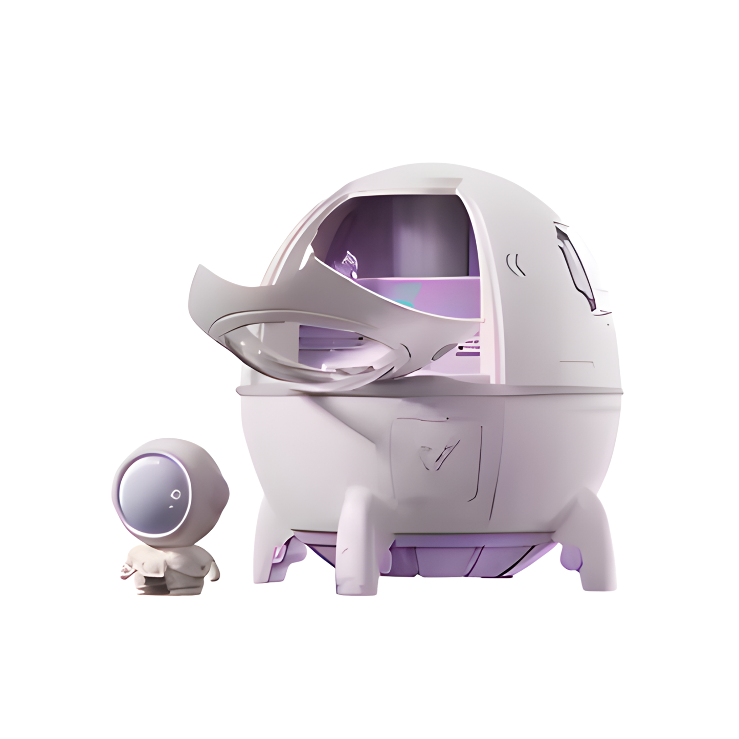 220ML Desktop Humidifier Portable USB Astronaut Air Humidifier Diffuser for Home with Colorful Light